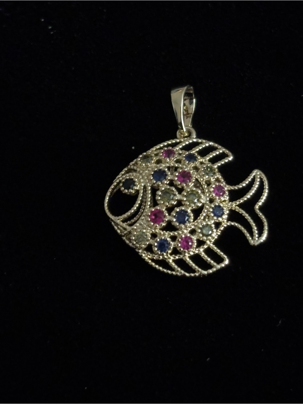Gold Plated fish pendant